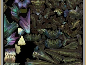 low poly 3d monster - the devil 3D 모델