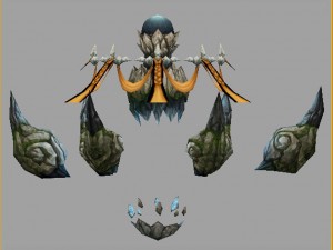 low poly 3d monster - ishigaki 02 3D Model