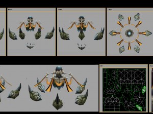 low poly 3d monster - ishigaki 02 3D Model