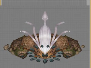 low poly 3d monster - ishigaki 03 3D Model