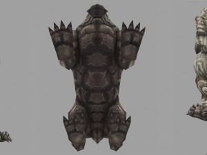 low poly 3d monster - stone lion 3D Model