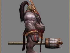 low poly 3d monster - guardian spirit 3D Model