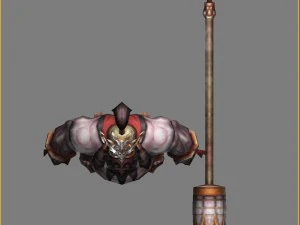 low poly 3d monster - guardian spirit 3D Model