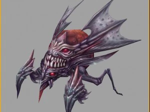 low poly 3d monster - dead soul 3D Model