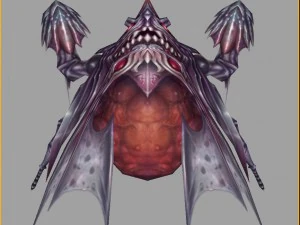low poly 3d monster - dead soul 3D Model