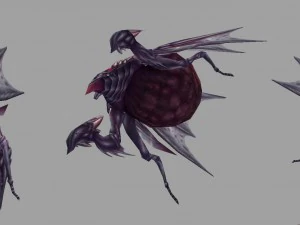 low poly 3d monster - dead soul 3D Model