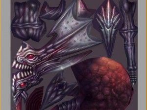 low poly 3d monster - dead soul 3D 모델