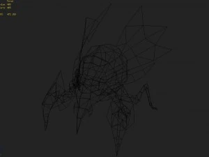 low poly 3d monster - dead soul 3D Model