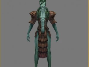 low poly 3d monster - the loneliness 3D Model