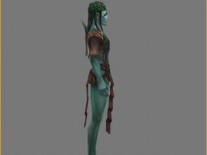 low poly 3d monster - the loneliness 3D 模型