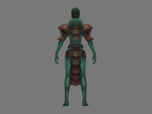 low poly 3d monster - the loneliness 3D Model