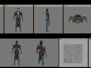 low poly 3d monster - the loneliness 3D Model