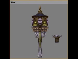 low poly 3d monster - puppets 3D Model
