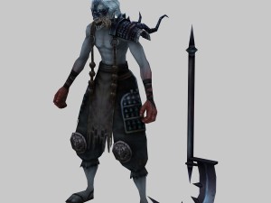 low poly 3d monster - solitaire 3D Model