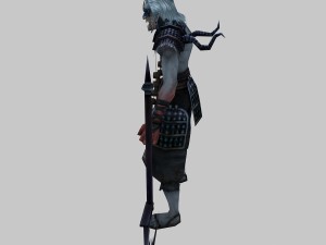 low poly 3d monster - solitaire 3D Model