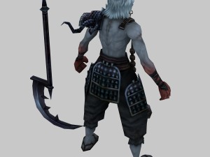 low poly 3d monster - solitaire 3D Model