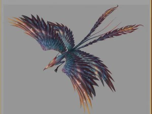 low poly 3d monster - the temple of heaven bird a 3D Model