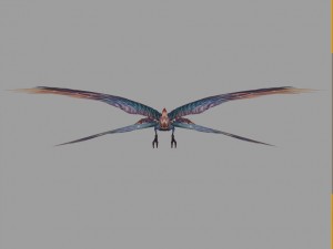 low poly 3d monster - the temple of heaven bird a 3D मॉडल