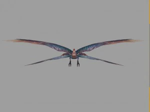 low poly 3d monster - the temple of heaven bird a 3D Model