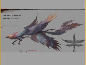 low poly 3d monster - the temple of heaven bird a 3D Model