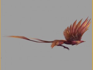 low poly 3d monster - the temple of heaven bird b Modello 3D