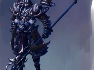 monstruo 3d de baja poli - alma del templario Modelo 3D