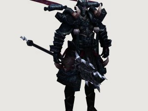 low poly 3d monster - soul of the templar 3D Model