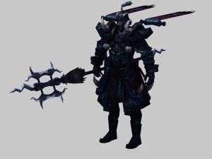 low poly 3d monster - soul of the templar 3D Model
