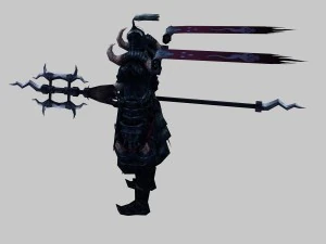 low poly 3d monster - soul of the templar 3D Model