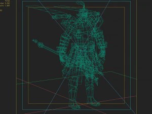low poly 3d monster - soul of the templar 3D Model