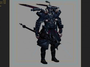 low poly 3d monster - soul of the templar 3D-Modell