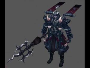 low poly 3d monster - soul of the templar 3D Model
