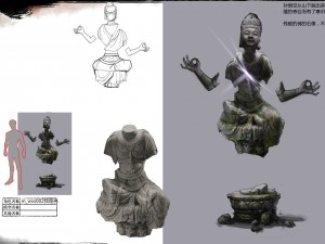 low poly 3d monster - i am a buddha 3D-Modell