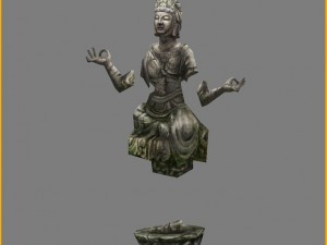 low poly 3d monster - i am a buddha 3D Модель