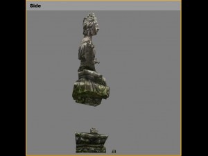 low poly 3d monster - i am a buddha 3D Модель