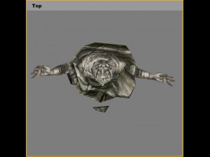 low poly 3d monster - i am a buddha 3D Модель