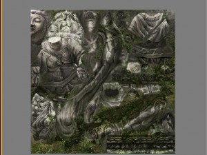 low poly 3d monster - i am a buddha 3D Модель