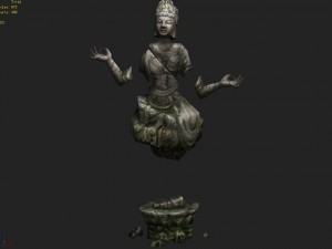 low poly 3d monster - i am a buddha 3D Модель