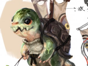 low poly 3d monster - turtle overseer 3D 모델
