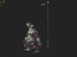 low poly 3d monster - tortoise overseer 02 3D 모델