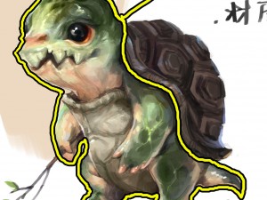 low poly 3d monster - tortoise soldier Modèle 3D