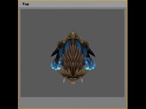 low poly 3d monster - witch Model 3D
