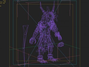low poly 3d monster - sorceress Modèle 3D