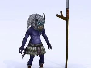 लो पॉली 3डी मॉन्स्टर - वुयांग शेन्नु 3D मॉडल