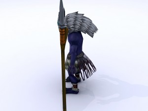 low poly 3d monster - wuyang shennu 3D मॉडल