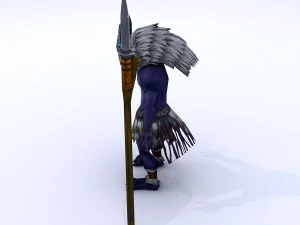 low poly 3d monster - wuyang shennu 3D Model