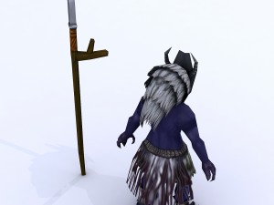 low poly 3d monster - wuyang shennu 3D मॉडल