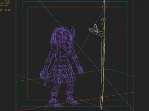 low poly 3d monster - wuyang shennu 3D Model
