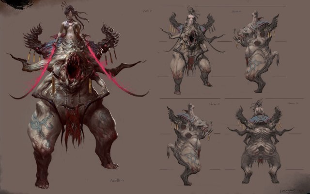 low poly 3d monster - no devil 3D Model .c4d .max .obj .3ds .fbx .stl .blend 