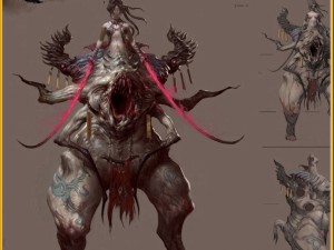 low poly 3d monster - no devil 3D Model